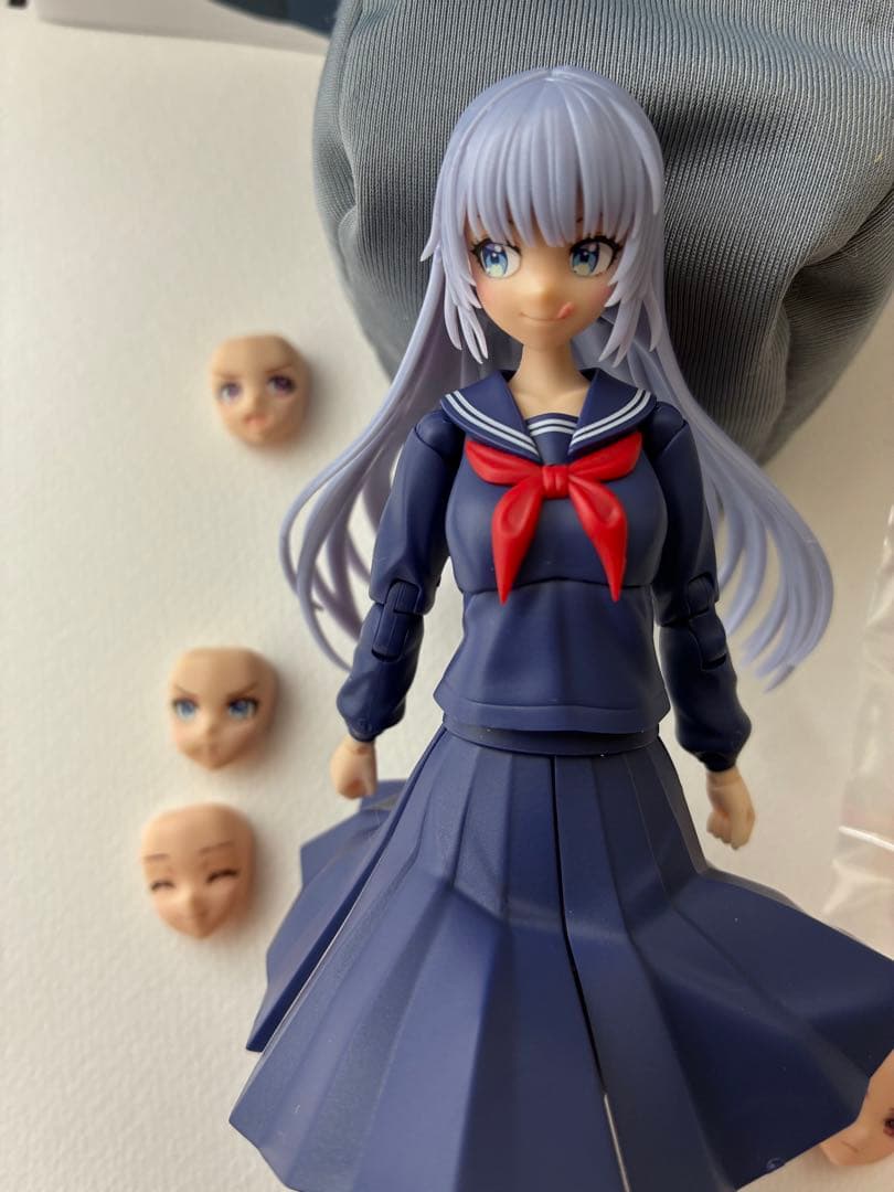 布スカート付き　コトブキヤ限定薬師寺久遠ベースの寄せ集めジャンク　創彩少女庭園