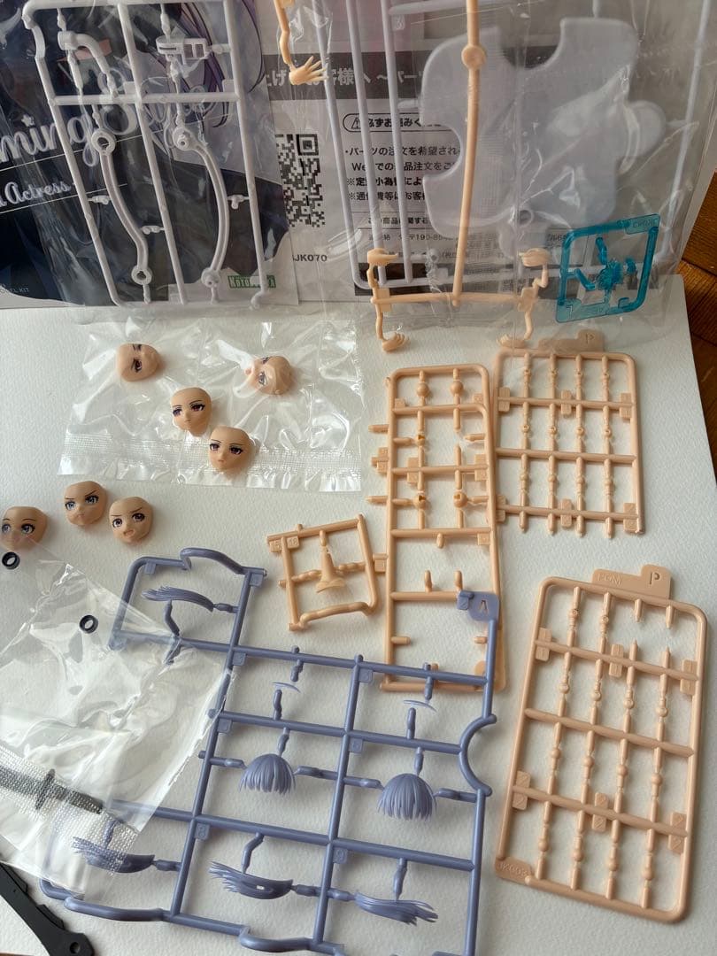 布スカート付き　コトブキヤ限定薬師寺久遠ベースの寄せ集めジャンク　創彩少女庭園