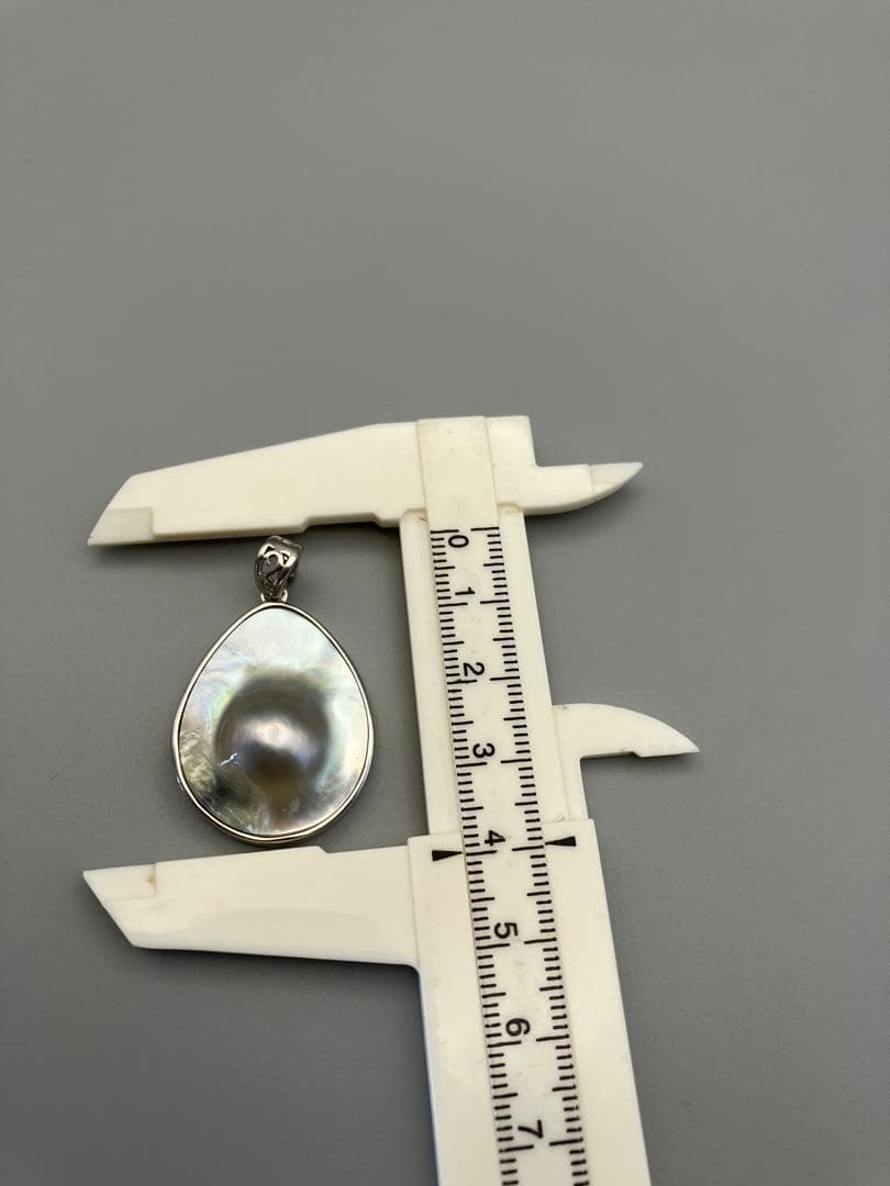 ミニー⭐️ 奄美大島産　マベパール　ペンダント　ネックレストップ　925