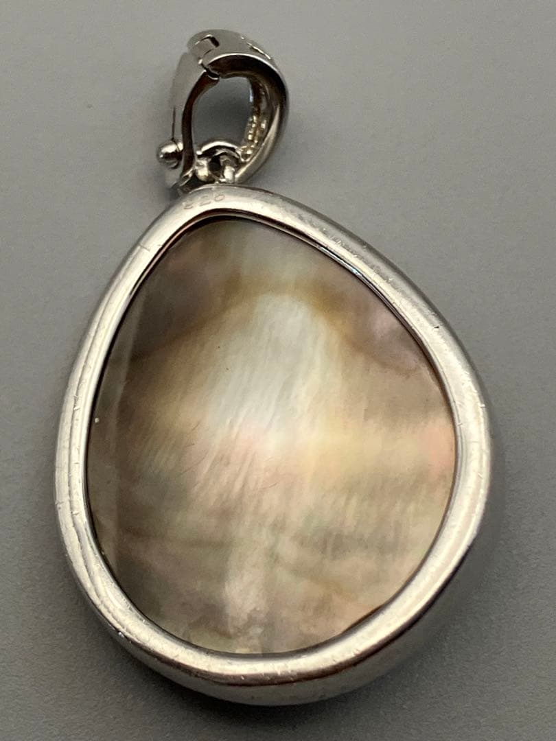 ミニー⭐️ 奄美大島産　マベパール　ペンダント　ネックレストップ　925