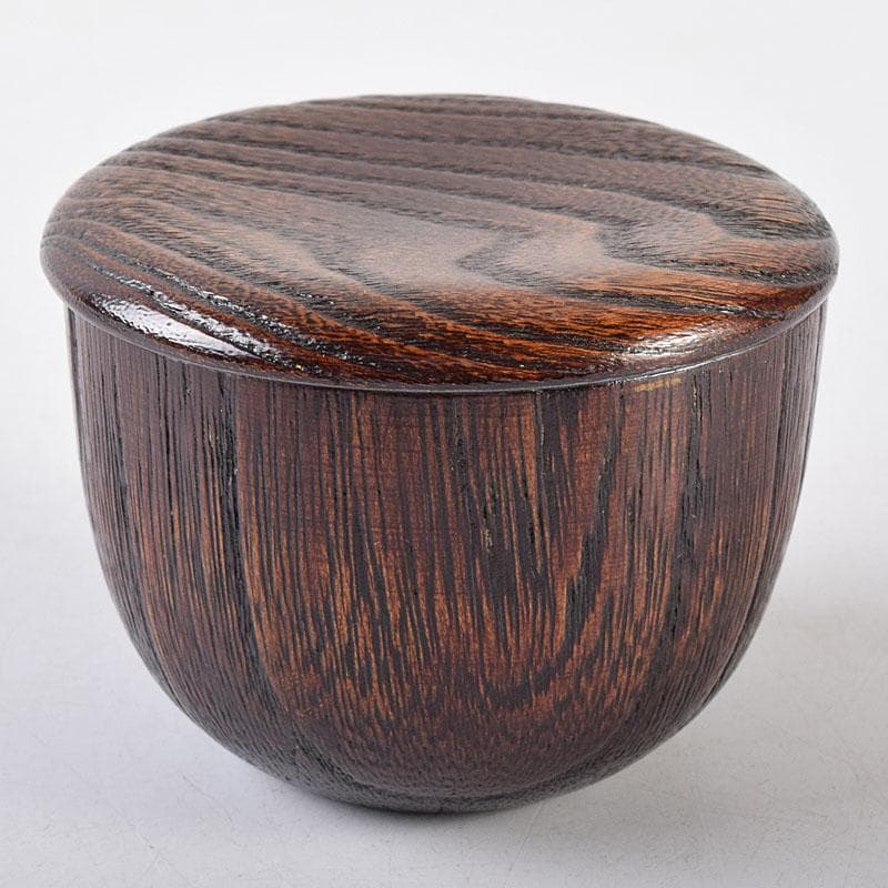 茶道具　桐製内金溜　棗　茶器　仕覆・時代箱付　V　R8643