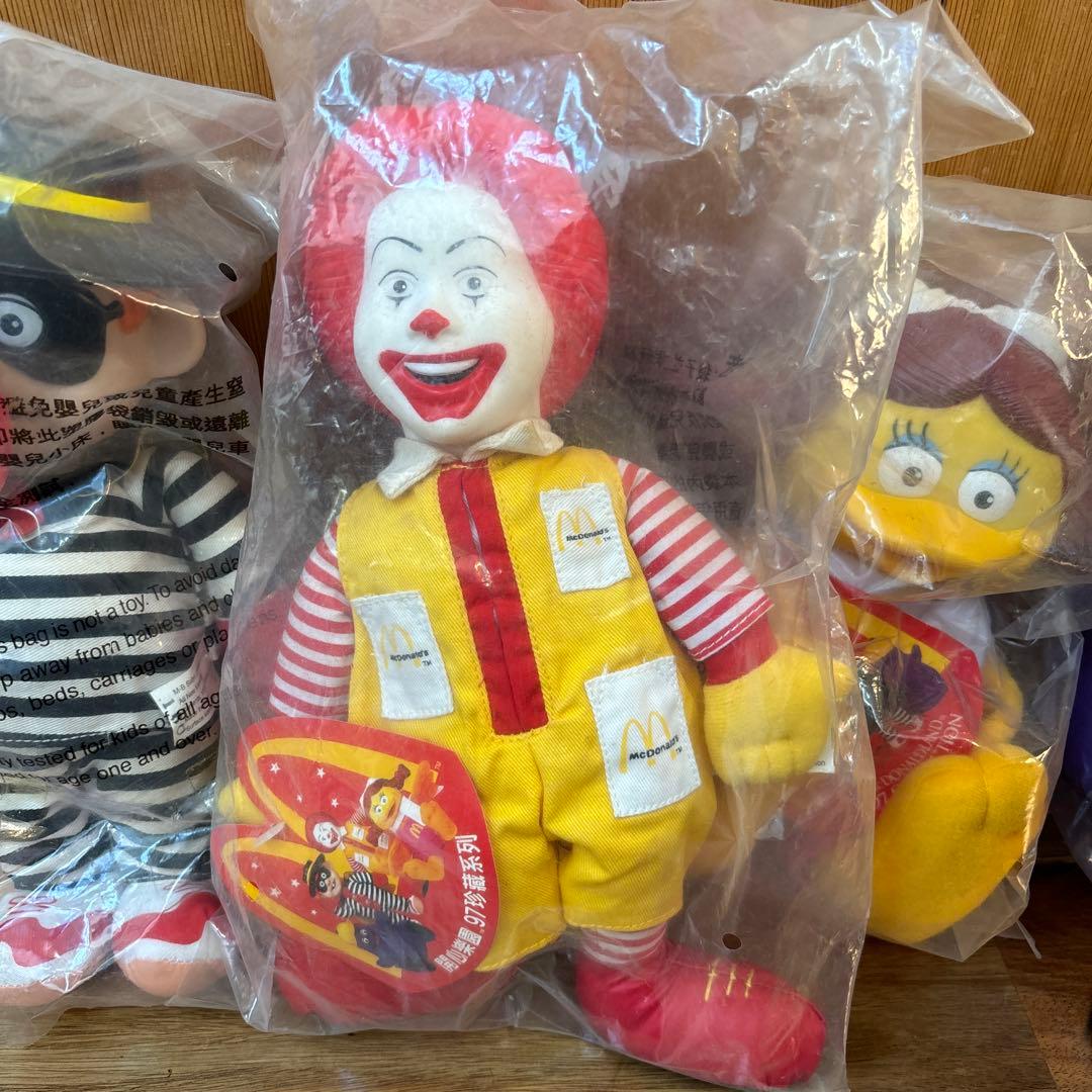 マクドナルド 1997年　ぬいぐるみ3体セット