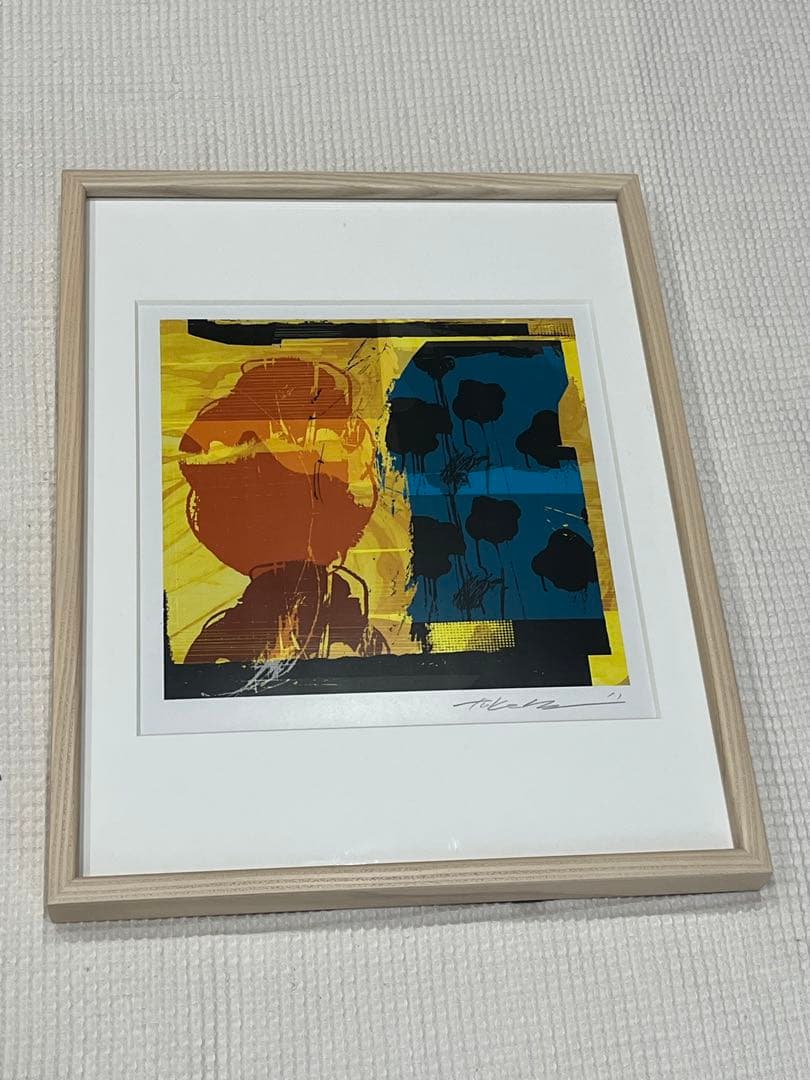 可愛い♡木製額縁入り　アートフレーム　デザインフレーム　インテリアアート