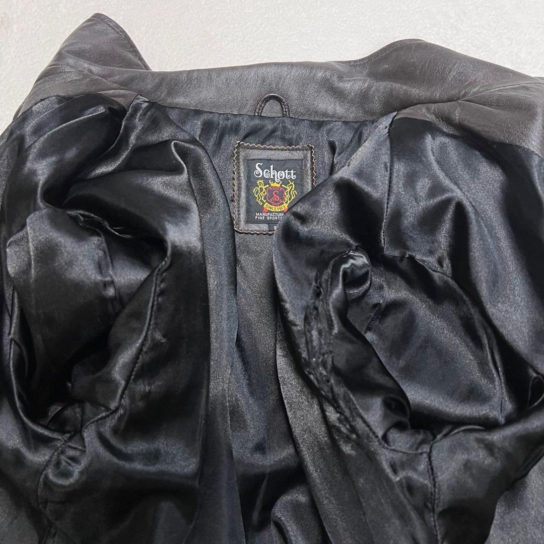 Schott ショット ラムレザー トラックジャケット トラッカー 羊革