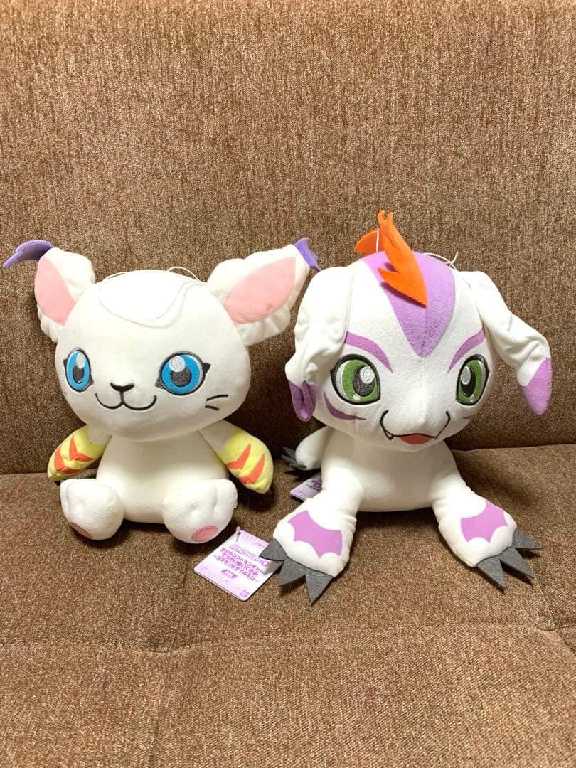 デジモンアドベンチャー でっかいぬいぐるみ テイルモン ゴマモン