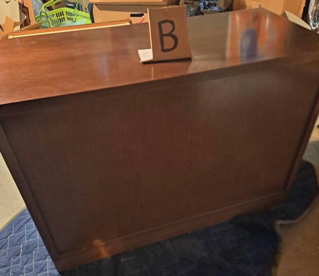 domani カリモク チェスト マホガニー無垢材 引き出し 収納 3段 4杯