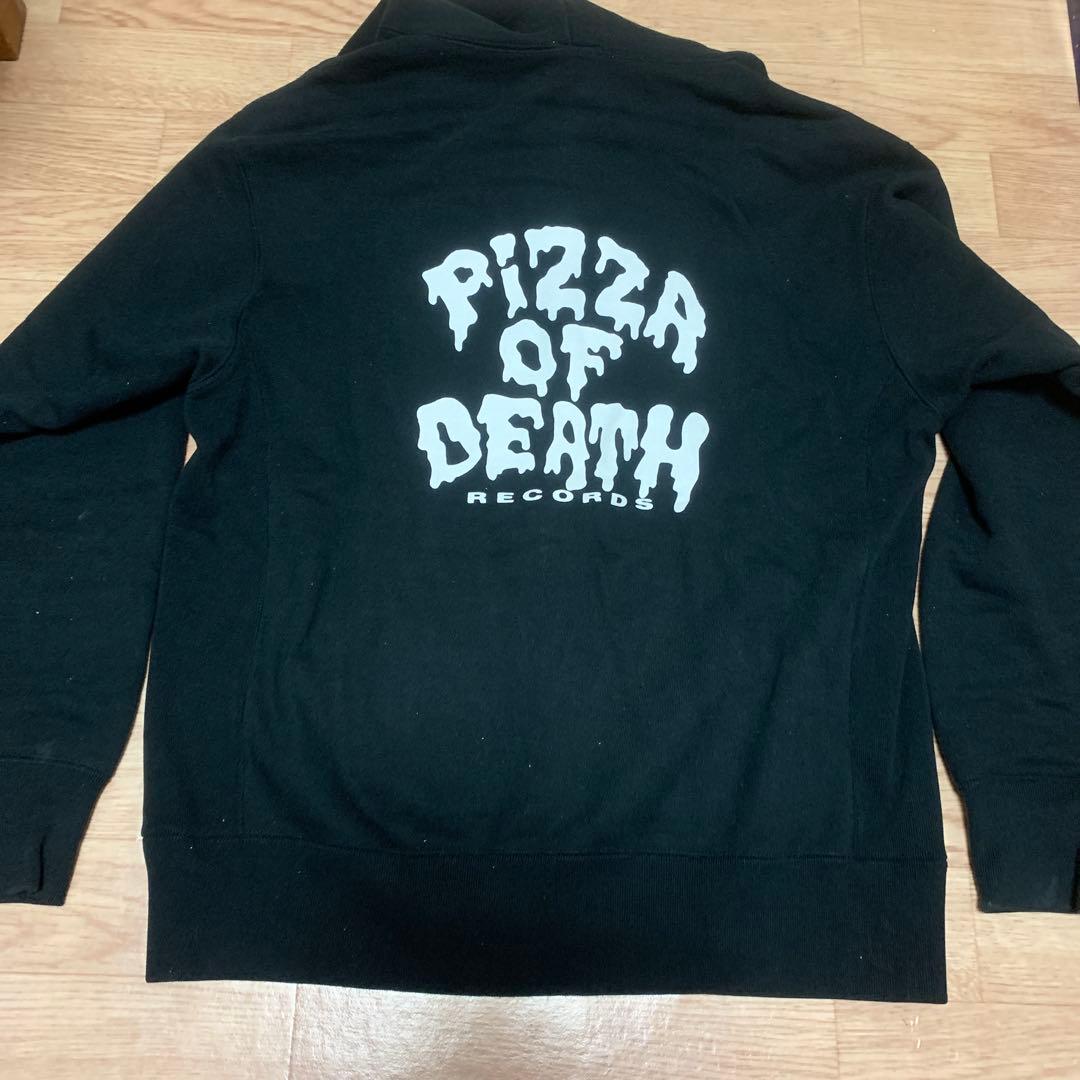 美品！Pizza of death パーカー　Lサイズ　黒