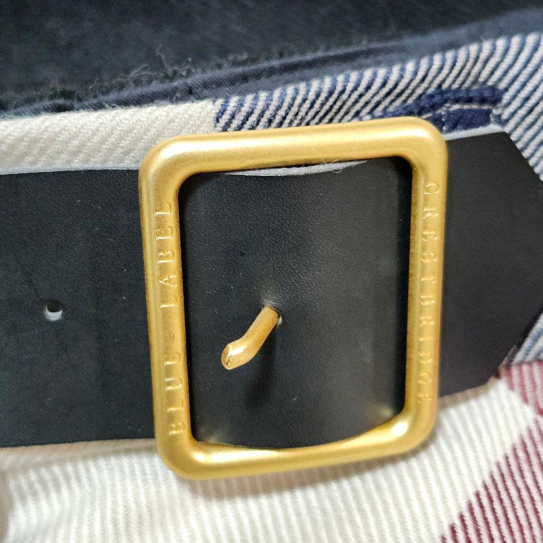 美品☆ブルーレーベルクレストブリッジ　ガウチョパンツ　CBチェック　38