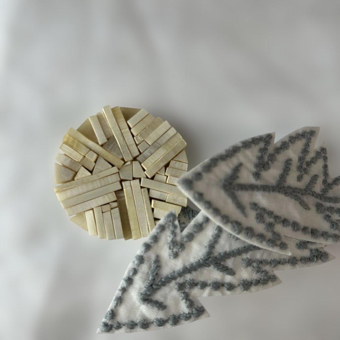 ミナペルホネン tanpopo タンポポ　ブローチ　正規品