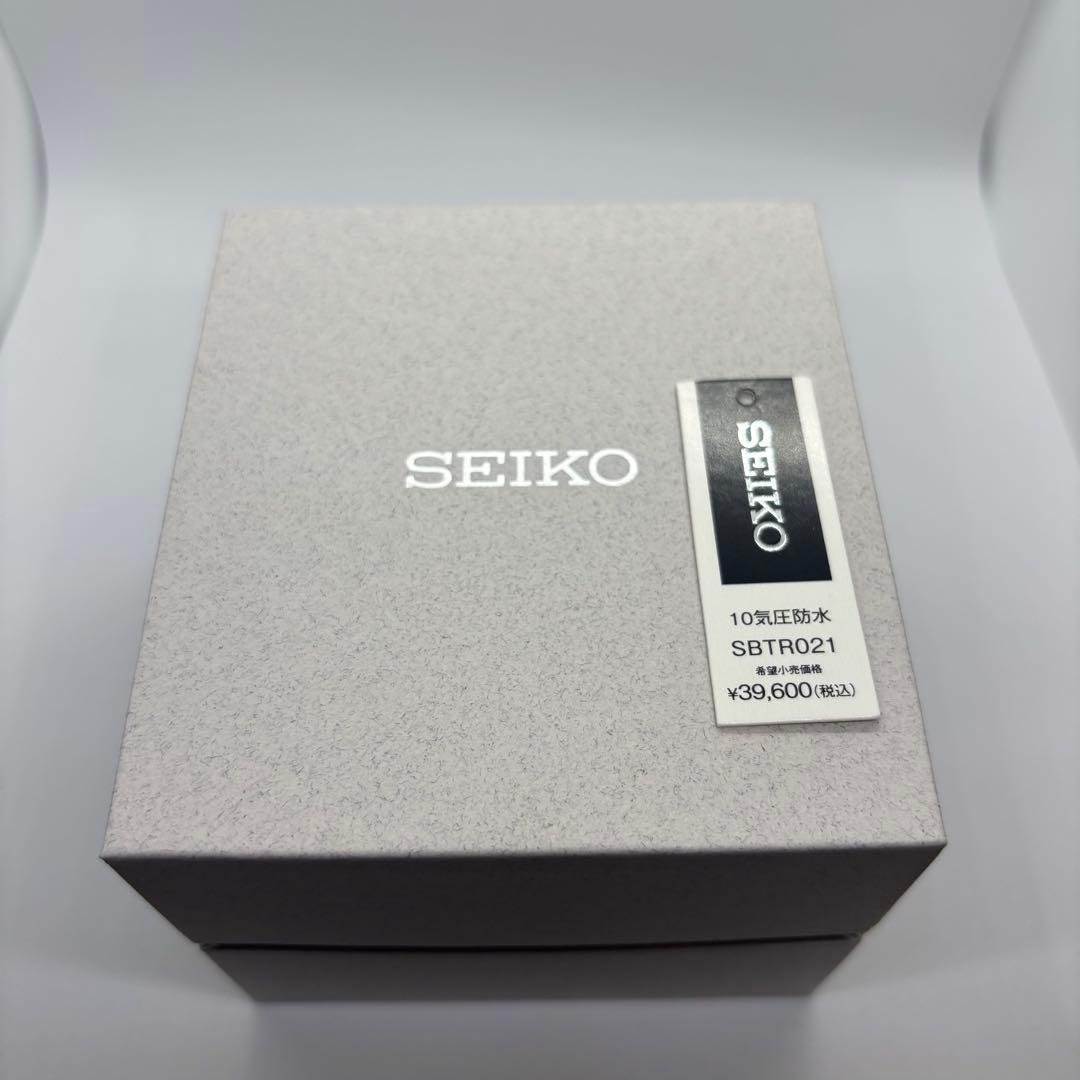 美品 SEIKO クロノグラフ SBTR021 ブラック セレクション クオーツ