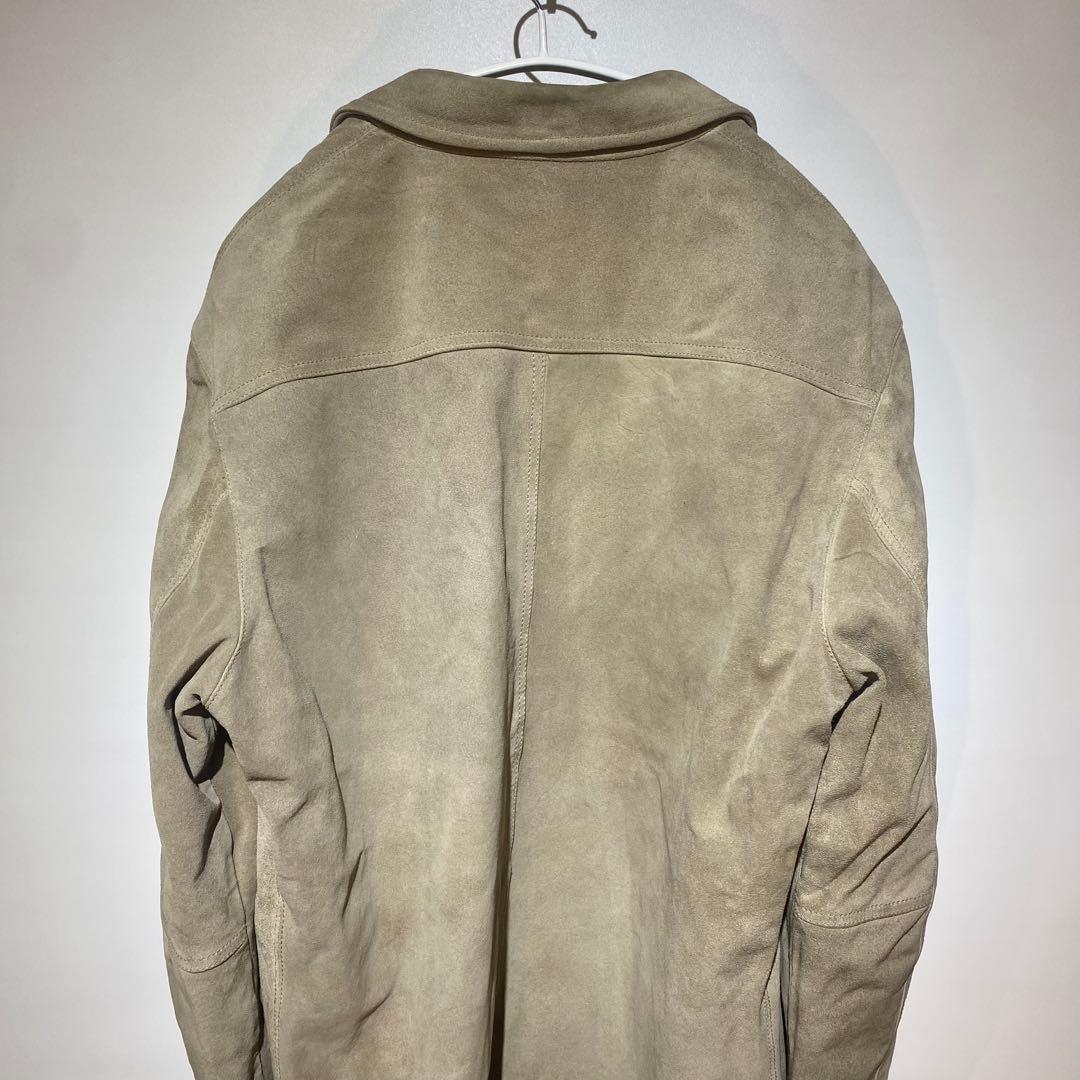 ARMANI スウェード　レザージャケット　size48