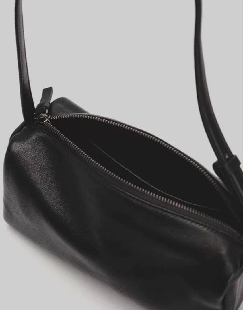 即日発送　Facade pattern レザーボックスショルダーバッグ