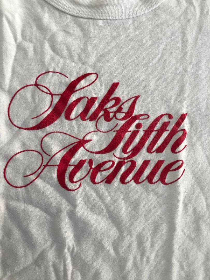 90s saks fifth avenue Tシャツ USA製 企業T