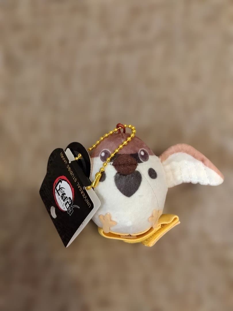 ユニバーサルスタジオジャパン「鬼滅の刃」鎹鴉とチュン太郎マスコットキーチェーン