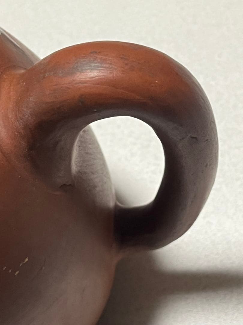 急須　ポット　茶器　常滑焼　雪香　朱泥