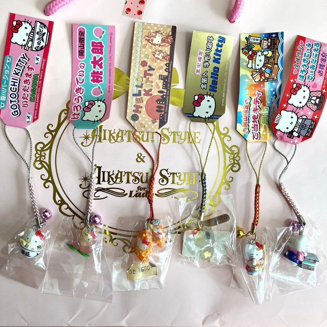 【年末年始大特価】ご当地 キティ 根付け ストラップ　等　18点まとめ売り