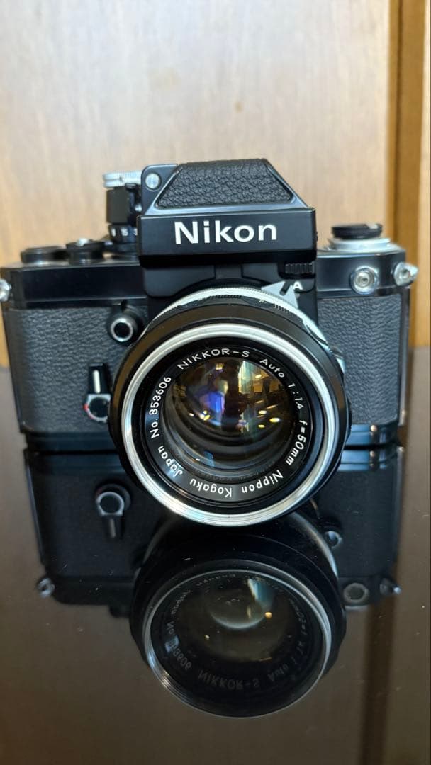 Nikon F2 フォトミック 50mm f/1.4レンズ付き（ジャンク扱い）
