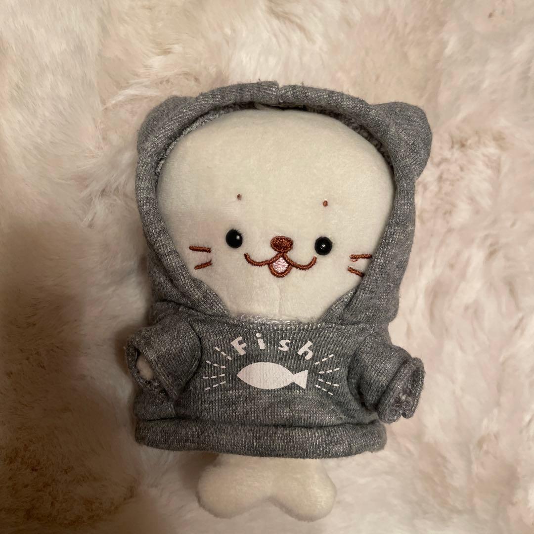 しろたん　ぬいぐるみ　服付き　fish マザーガーデン