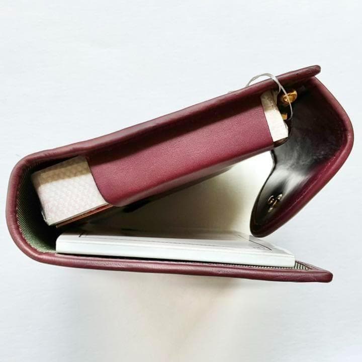 ダグネグロ　高級トランプセット　イタリアンレザーケース・ボールペン・メモ　レッド