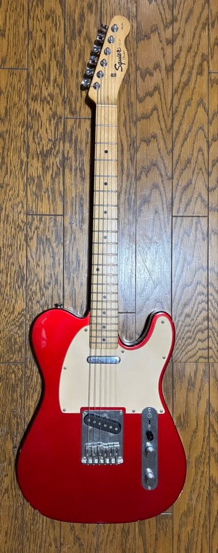 レア色 Squier テレキャス キャンディアップルレッド グレードUP