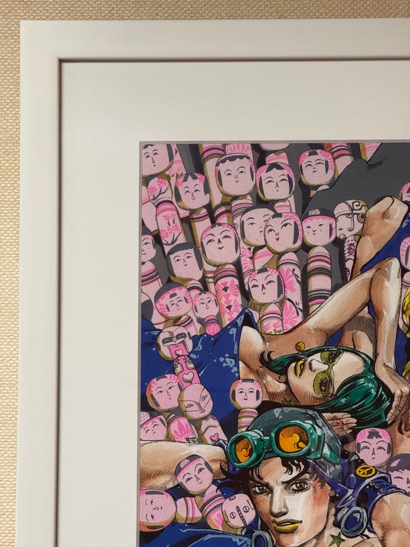 ジョジョの奇妙な冒険　複製原画　ジョジョ展 ジョセフ＆シーザー＆リサリサVer.