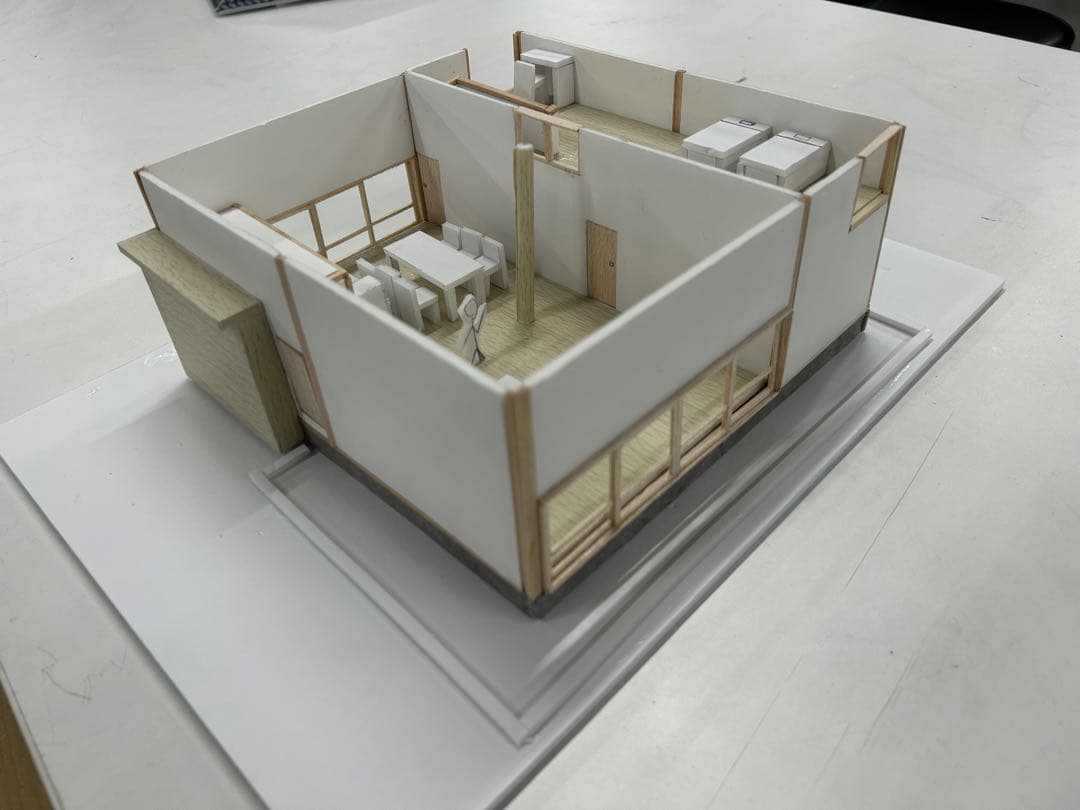 篠原一男 白の家 模型 1/50