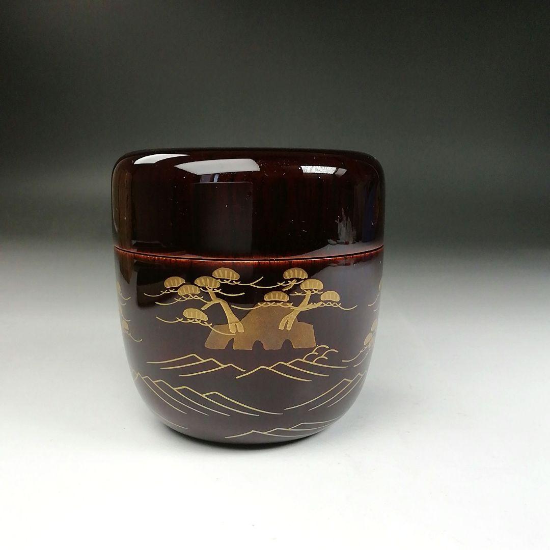 Ｔ８００　棗　『鵬雲斎好写　三景』『蓑輪一幸』　共箱　茶道具