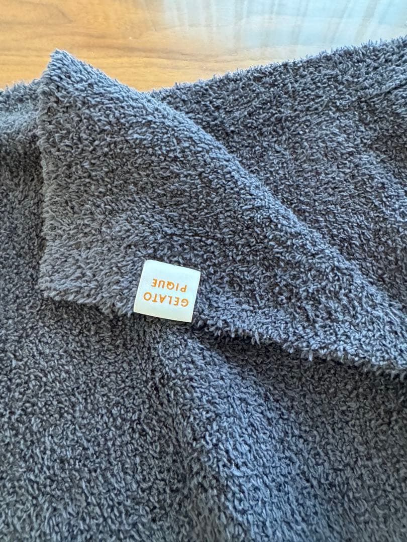 ヴィトラ　エレファントスツール　スモール　黒 ジェラートピケ イームズ 膝掛け