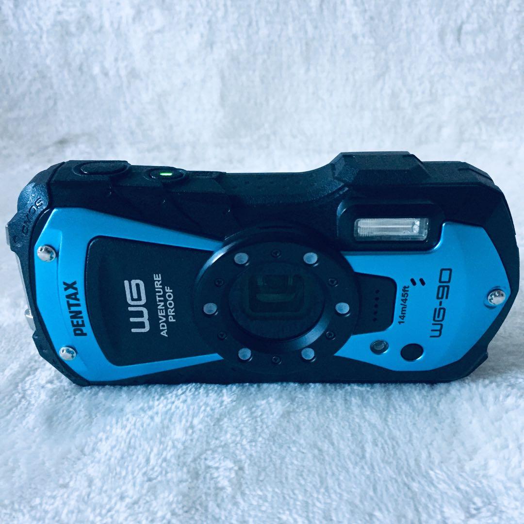 超美品 注釈 PENTAX WG-90 タフカメラ 現場 防塵 耐衝撃 無線