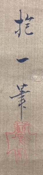 酒井抱一「梅」掛軸 絹本：江戸時代