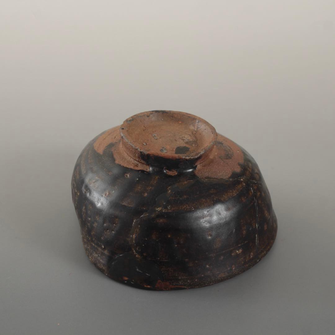 黒唐津 茶碗 17世紀 古唐津 茶道具 古美術 古道具 アンティーク