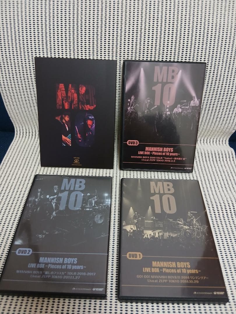 MANNISH BOYS　LIVE BOX Pieces of 10 years