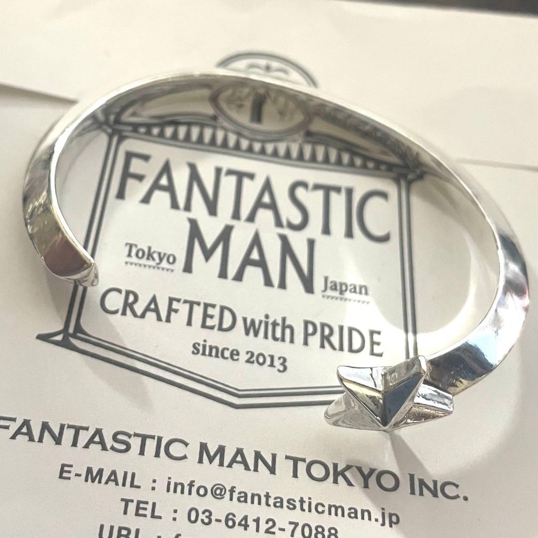 極美品　定番　メンズ　Fantastic man スター　バングル　307