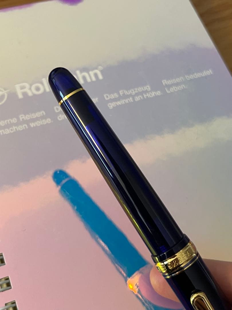 万年筆　センチュリー3776 F シャルトルブルー