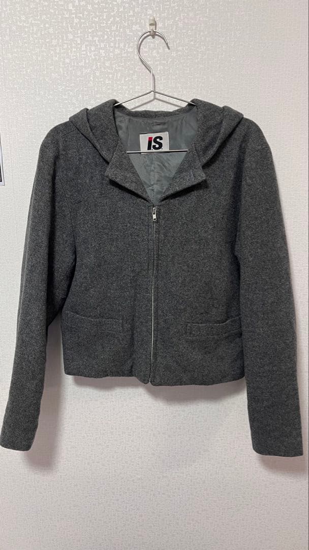 I.S. ISSEY MIYAKE ジップ ジャケット フーディ ショート