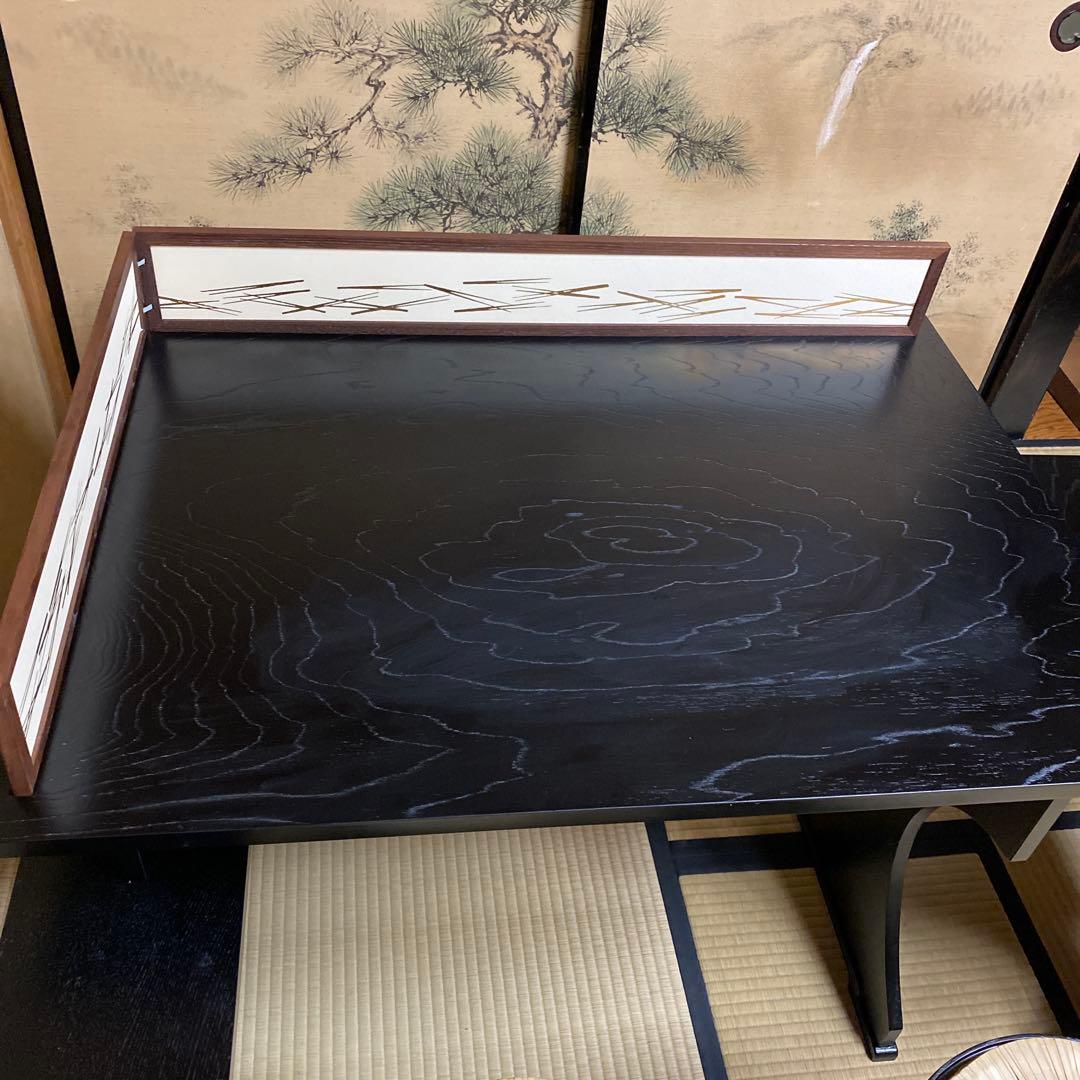 茶道具 立礼棚（りゅうれいだな） 点茶盤 掻合塗 表用セット