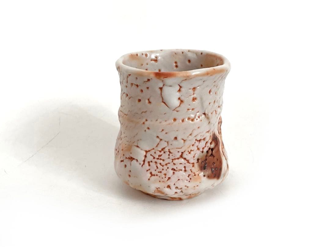 陶芸家　林正太郎　志野　湯呑　共箱