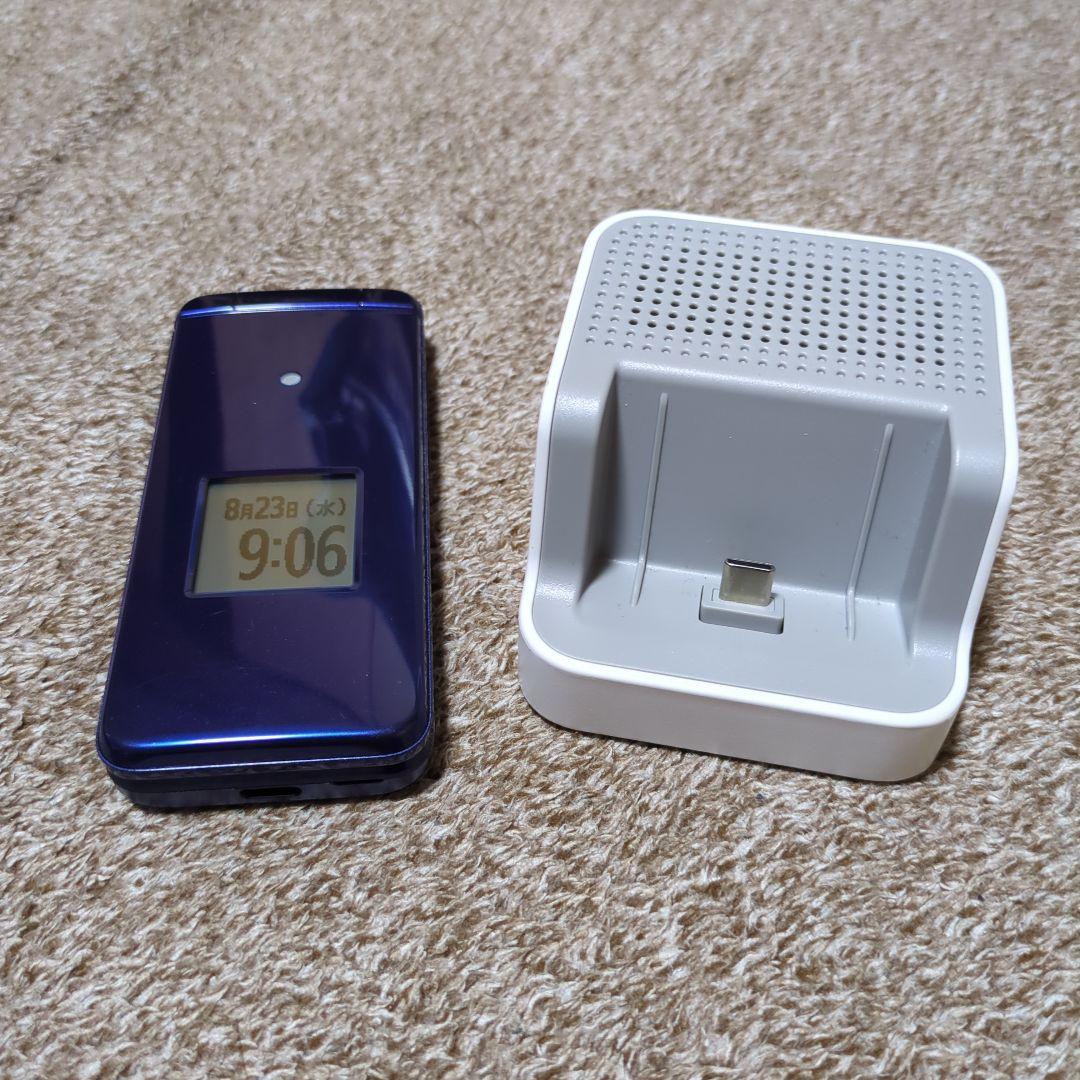 南*ほ様 【美品】ガラケー　auかんたんケータイ KYF43 京セラ　ロイヤルブ