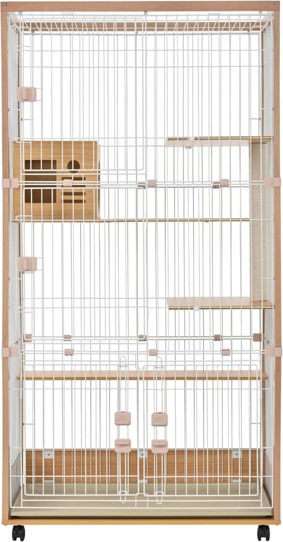 【25％引き】MOTASAN キャットケージ ワイド 96x58.5x186cm