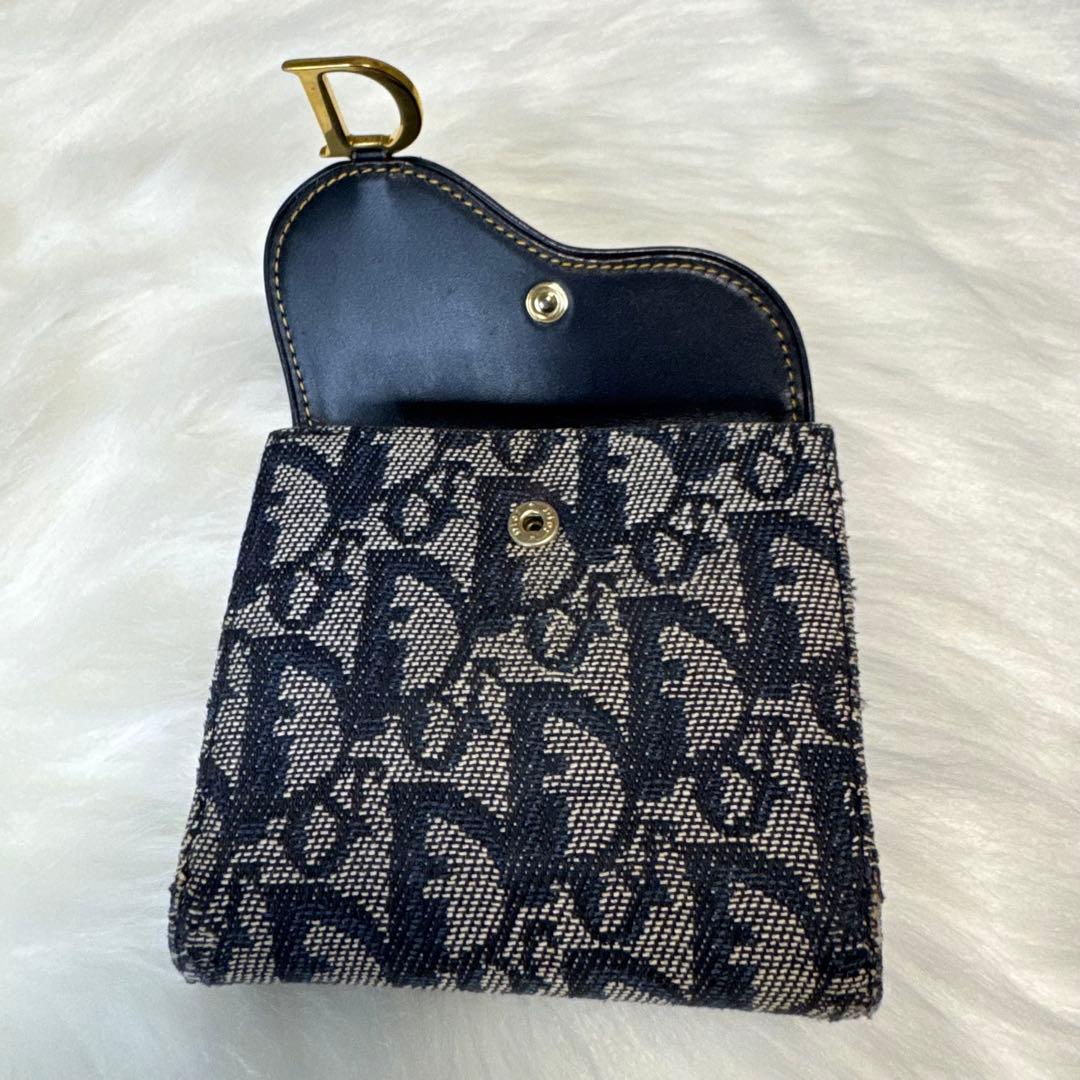 Christian Dior トロッター サドル コンパクトウォレット