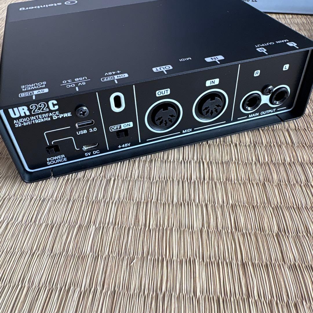 スタインバーグ UR22C オーディオインターフェース