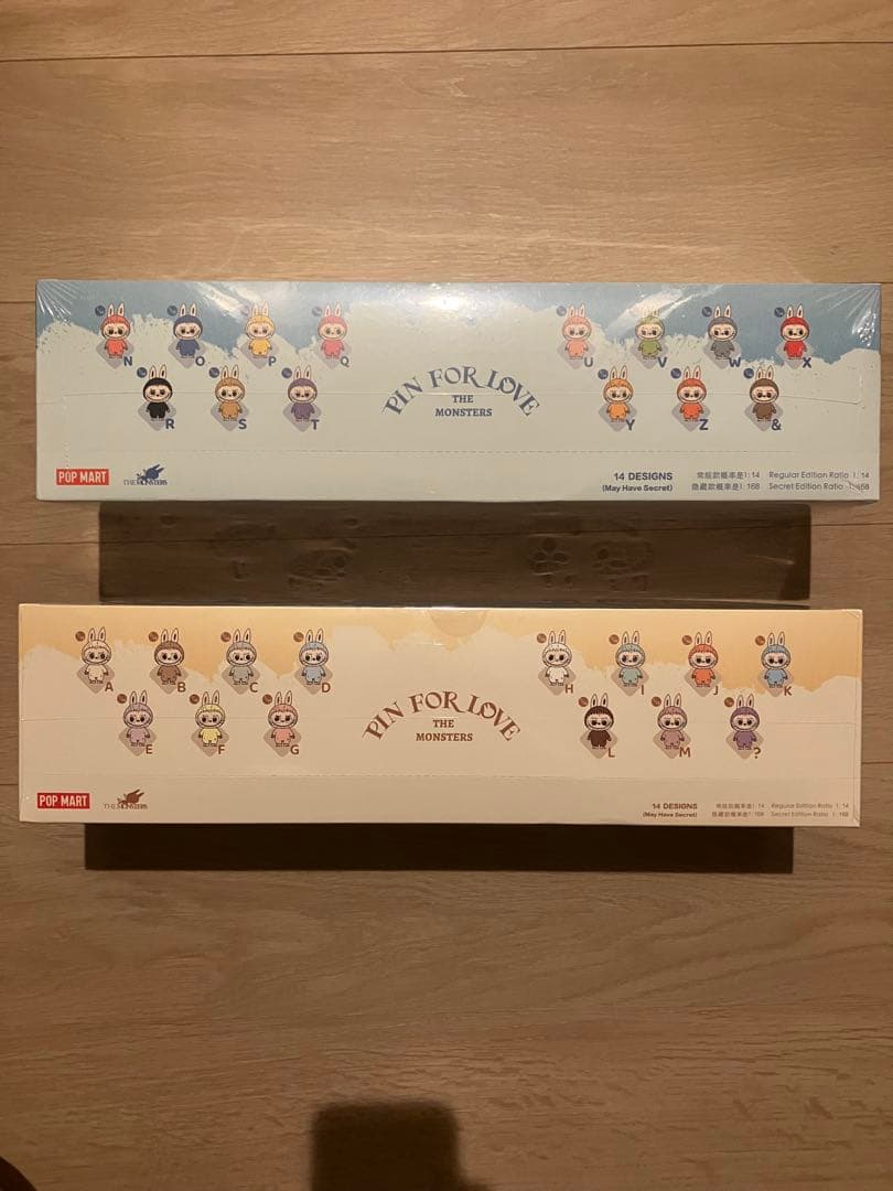 POP MART ラブブ PIN FOR LOVE アソートボックス2箱セット