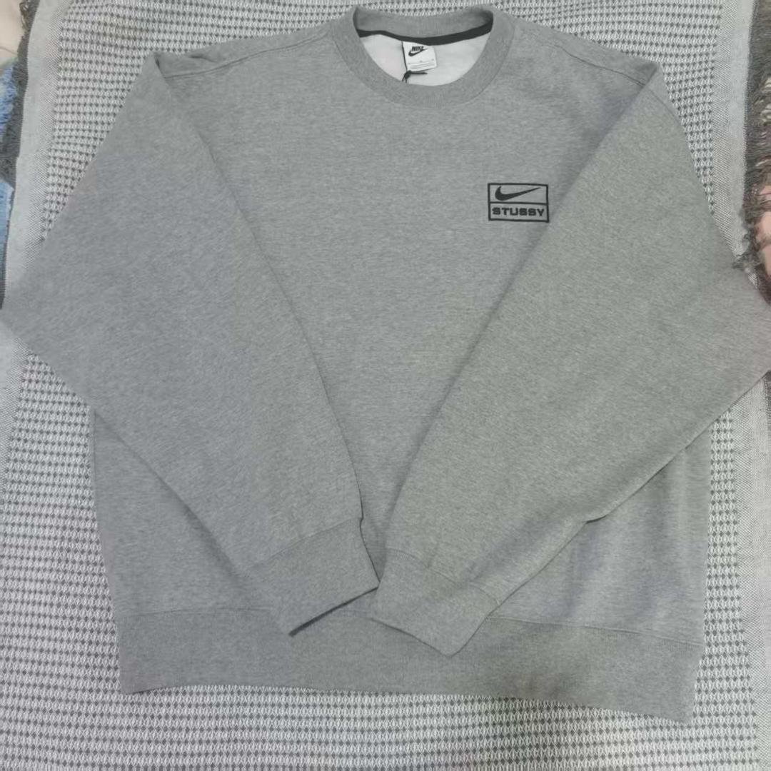 NIKE STUSSY コラボ グレー スウェットM 極美品