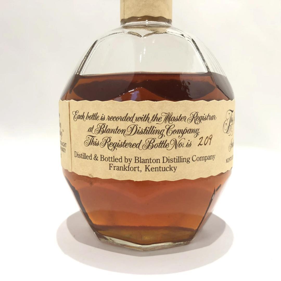 オールドボトル ブラントン 2/2/89 巾着＆タグ付 液面低下 キャップ割れR