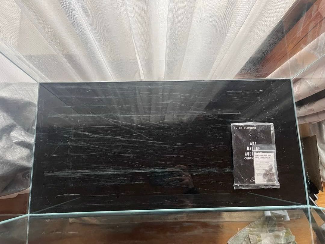 引き取り限定　ADA 60cm水槽とGEX 木製水槽台セット