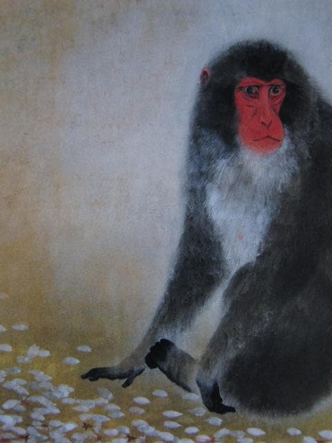 松尾敏男、【惜春】、希少な額装用画集より、新品額装付、状態良好