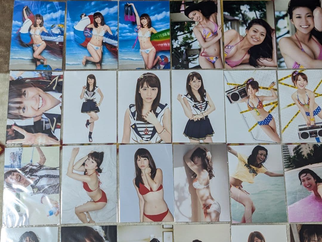 貴重 非売品 美品 オフショット 生写真 無修正 70枚 大島優子④