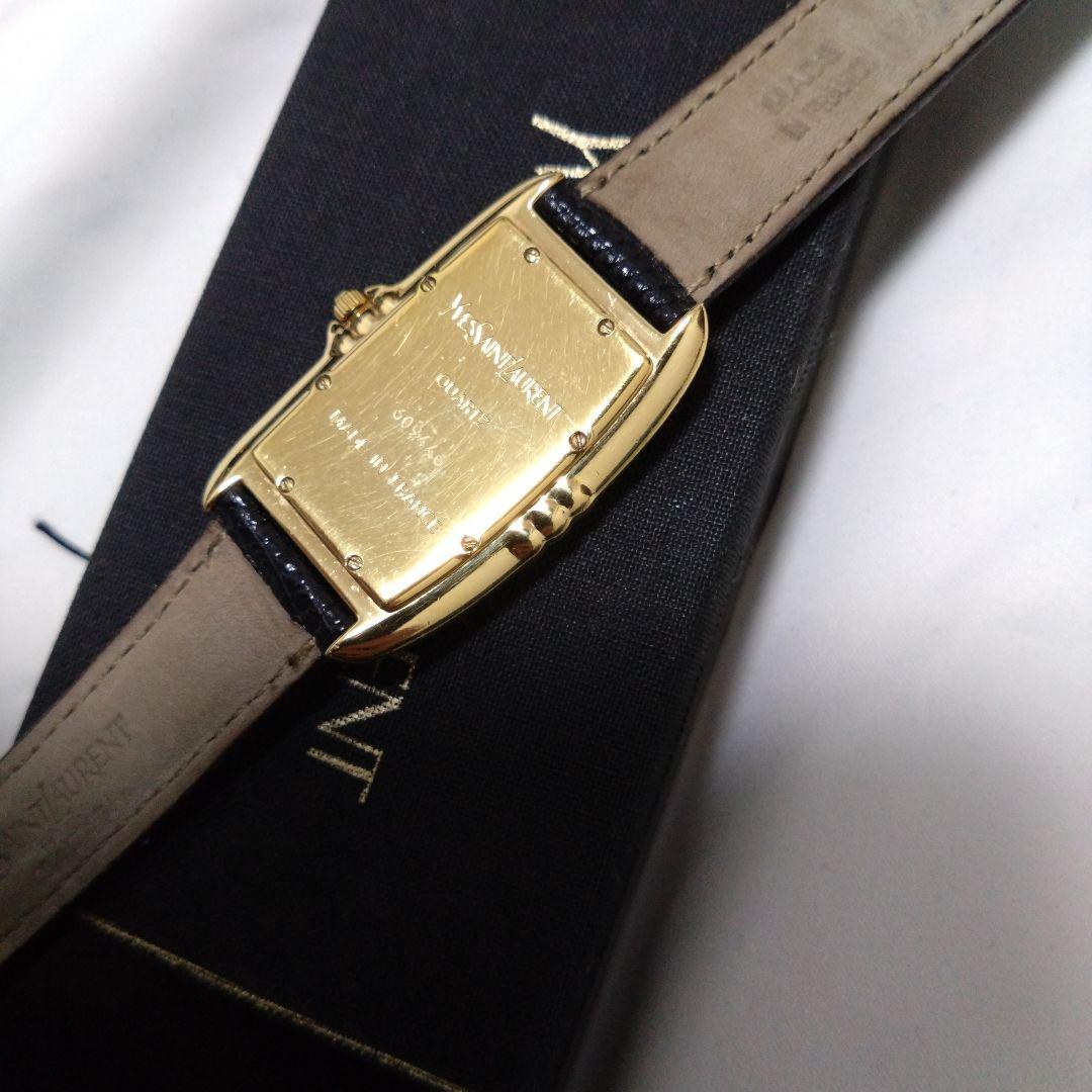 幻　YVES SAINT LAURENT　フランス製　GP　腕時計　スモセコ