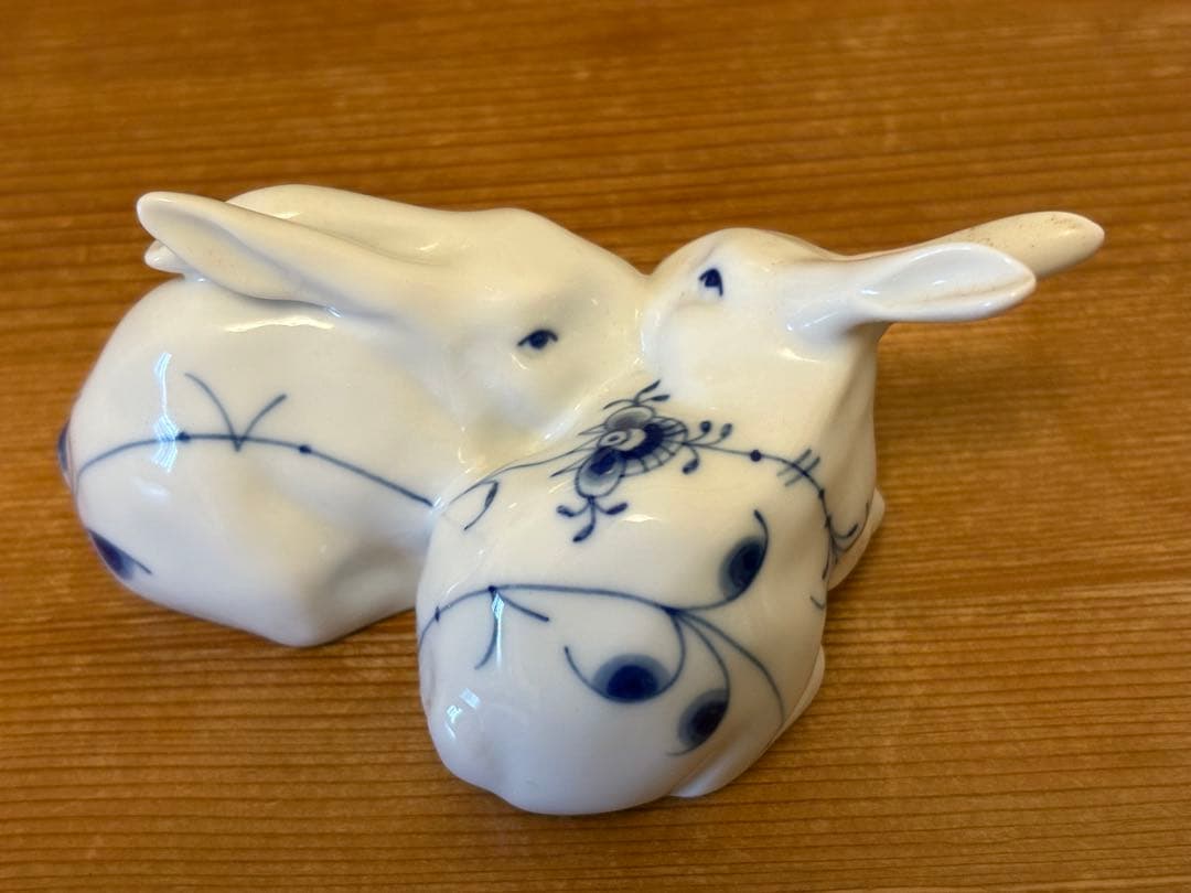 ロイヤルコペンハーゲン フィギュリン ブルーパルメッテ　うさぎ
