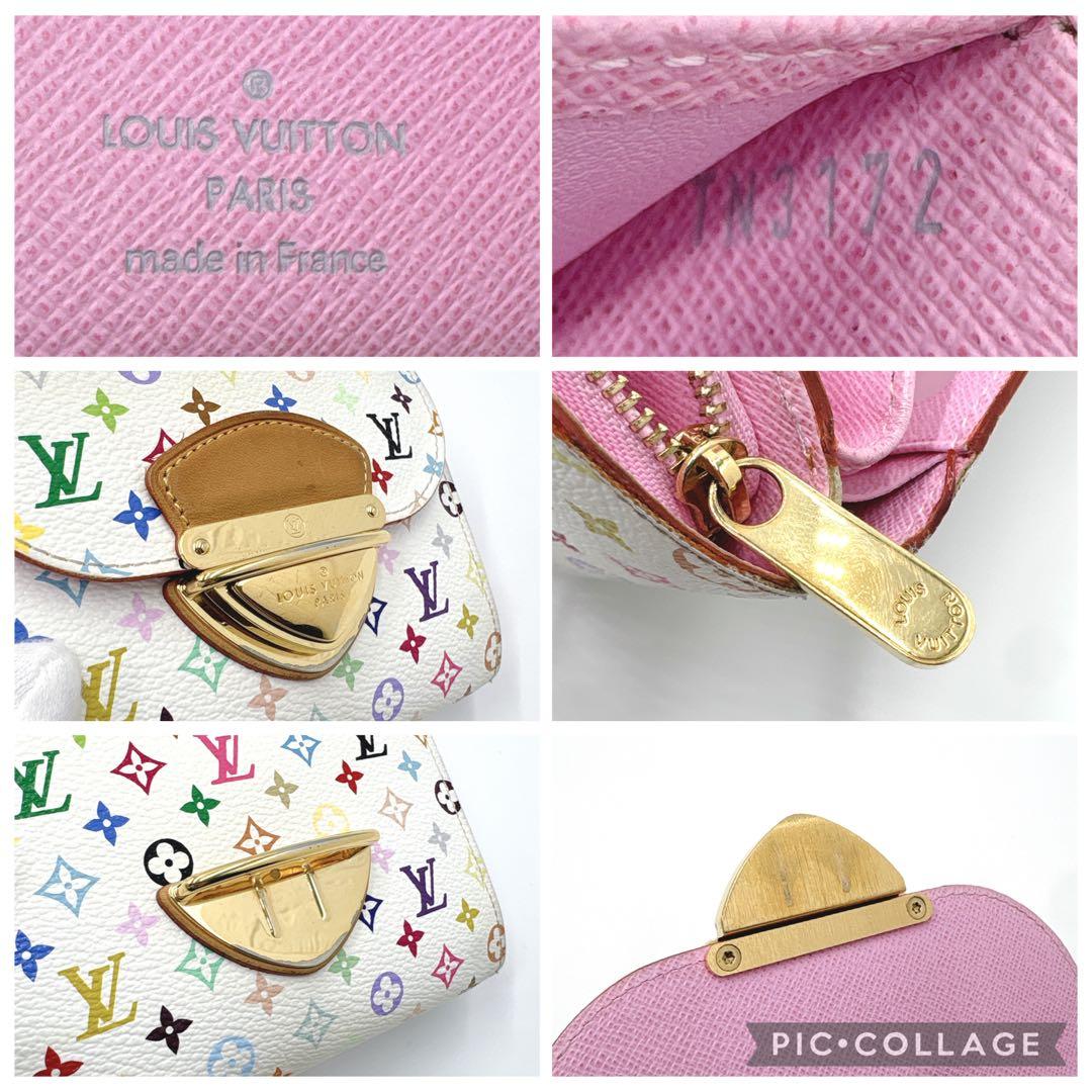 【美品】ルイヴィトン 折り財布 モノグラム マルチカラー ポルトフォイユ ジョイ